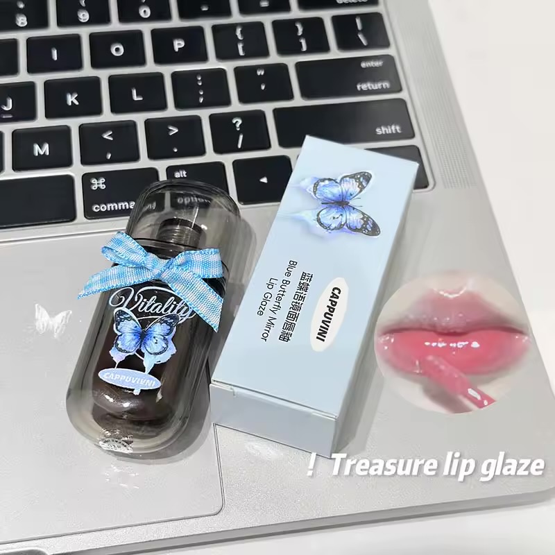 لیپ گلاس پروانه ای Cappuvini