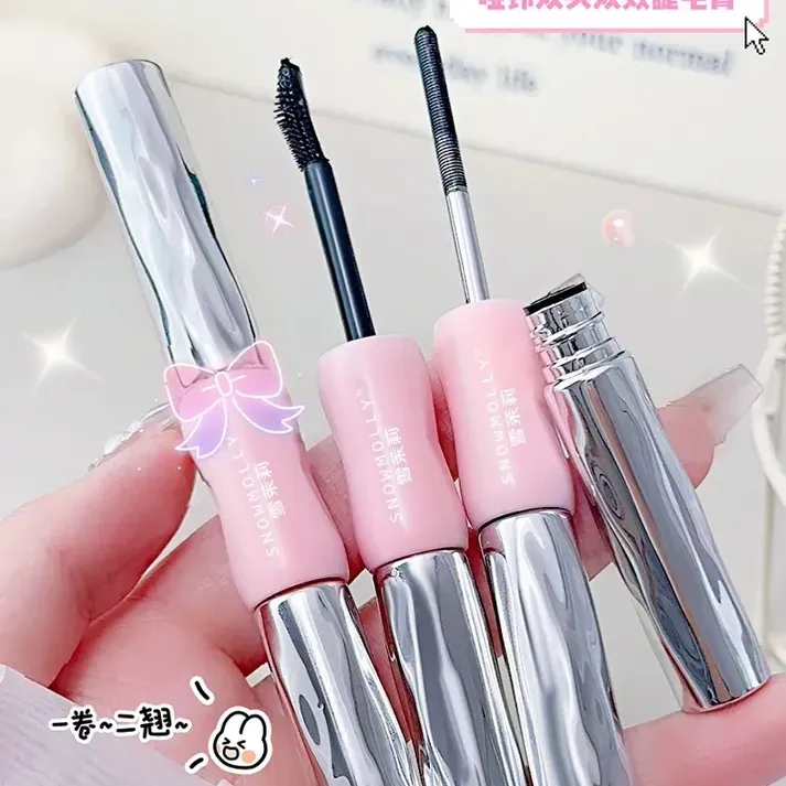 ریمل دو سر مشکی با برس فلزی Snow Molly